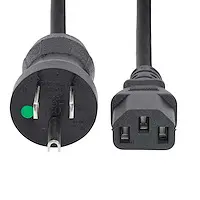 StarTech.com 15 ft (4.5 m) 18AWG Hospital Grade Power Cord W/ NEMA 5-15P and IEC C13 Connectors, image 6