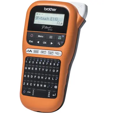 Brother International Corporat PT-E110 Industrial Handheld Labeling Tool W/ Case, image 8