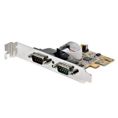 StarTech.com Connect Serial RS232 (DB9) Devices with This PC Serial Card. Supports 16C1050 UA