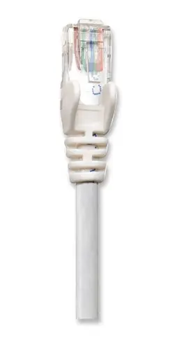 Intellinet Patch Cable Cat 5E UTP White 0.5 ft Snagless Boot, image 6