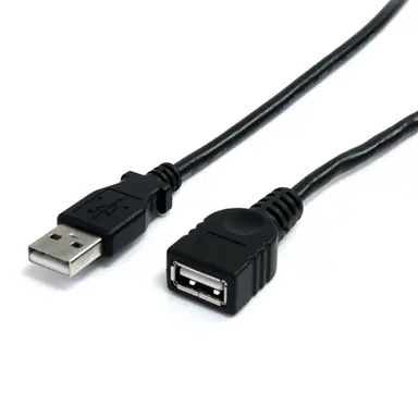 StarTech.com 3 FT Black USB 2.0 Extension Cable a to a - M/F, image 4