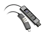 HP Poly DA85-M USB to QD Black Adapter TAA, image 3