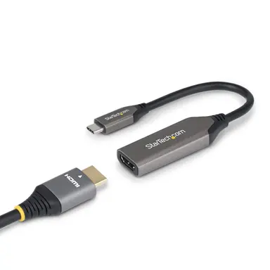 StarTech.com USB-C to HDMI Adapter, 8K 60HZ / 4K 120HZ, Thunderbolt / USB4 Compatible, USB
