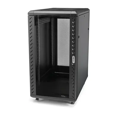 4-POST 18U 19IN Server Rack Enclosure W/ Adjustable Mounting Depth - EIA/ECA-310