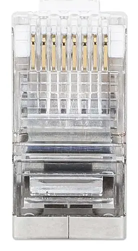 Intellinet 100-Pack Fastcrimp Cat6a 10G Shielded RJ45 Modular Plugs, image 8