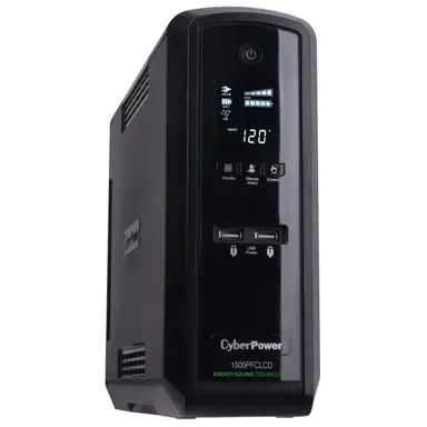 CyberPower Systems (USA) UPS - Mini Tower - Line-Interactive - 120 Vac +-5% - 1000WATT - 1500VA - 15A - 1
