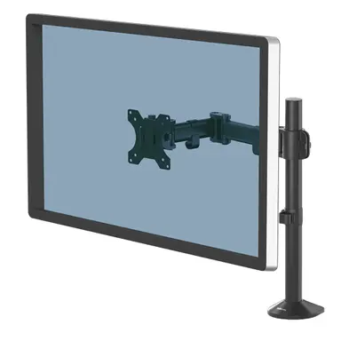 Fellowes Single Monitor Arm Elevates Your Screen Off the Desk to Eliminate Clutter. Set U, image 4