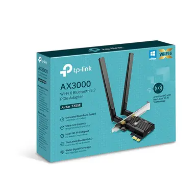 Omada Networks BY TP Link AX3000 Dual Band Wi-Fi 6 Bluetooth Pci Express Adapter SPEED: 2402 Mbps AT 5 GHz, image 3