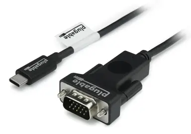 Plugable Technologies Plugable USB C to VGA Cable - Driverless Connect Your USB-C OR Thunderbolt 3 L