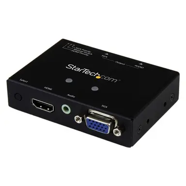 STARTECH.COM Share A VGA MONITOR/PROJECTOR Between A VGA And HDMI AUDIO/VIDEO Source with PR