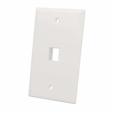 Intellinet 1-Outlet Keystone Wall Plate, image 4