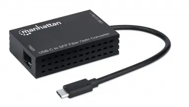 Intellinet USB-C to SFP Fiber Optic Converter