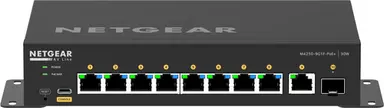 NETGEAR Switch - - Desktop -8-PORT 10/100/1000BASE-T (RJ45) PoE+ with 1, image 4