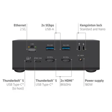 Club 3D B.V The CLUB3D IS A Certified Thunderbolt 5 13-IN-1 Docking STATION. IT Fea, image 7