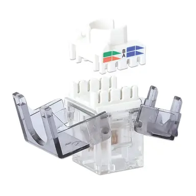 Intellinet Cat6 Toolless Keystone Jack with LED, Transparent, 25-Pack, image 8