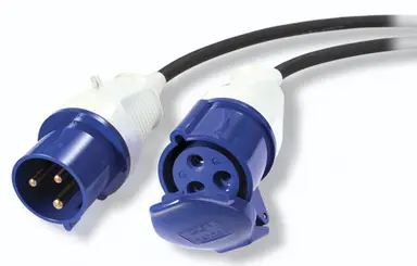 APC BY Schneider Electric APC Modular IT Power Distribution Cable Extender 3 Wire 16A IEC309 240CM, image 4