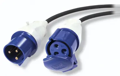 APC BY Schneider Electric APC Modular IT Power Distribution Cable Extender 3 Wire 16A IEC309 240CM