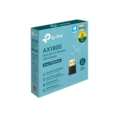Omada Networks by TP Link AX1800 Nano Dual Band Wi-Fi 6 USB Adapter, image 6