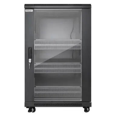 Intellinet Pro Line Network Cabinet with Integrated Fans, 18U, image 7