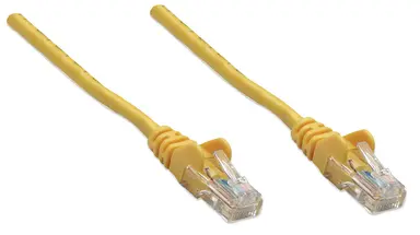 Intellinet 50 FT Yellow Cat5e Snagless Patch Cable, image 7