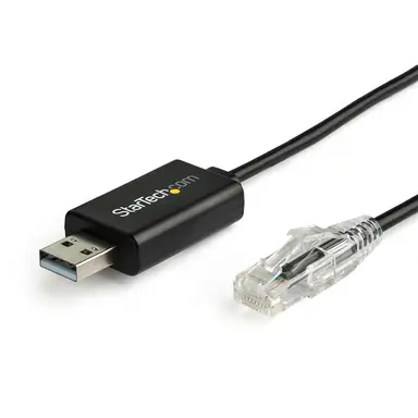 StarTech.com Connect 6 FT / 1.8 m Cisco USB Console Cable to USB 2.0 Equipped Laptop to RJ45