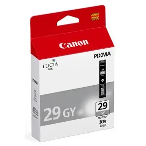 Canon Inkjet PGI-29 Gray Ink Tank - Cartridge - for the Pixma PRO-1 Inkjet Photo Printer