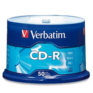 Verbatim Americas CD-R 700MB 52X 50PK Spindle
