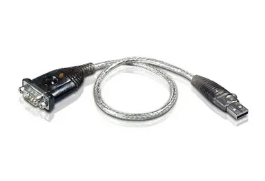 Aten USB to RS-232 Adapter - USB Type a Left Connector - Male Left Gender - 9 Pin D-S, image 4