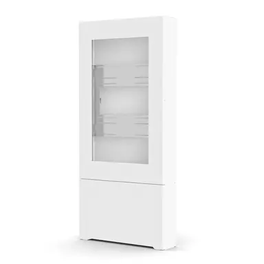 Chief Manufacturing 43 Inch Portrait Floor Kiosk White