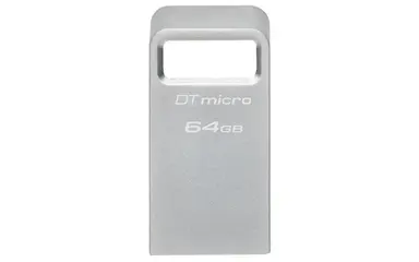Kingston 64GB Datatraveler Micro 200MB/S Metal USB 3.2 Gen 1