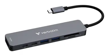 Verbatim Americas USB-C Essentials Multiport Hub - 7-Ports
