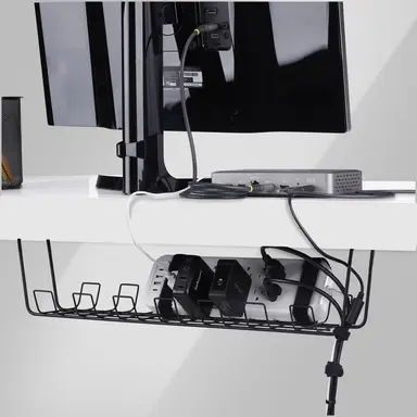 StarTech.com Cable Management Tray Organizes Workspaces to Reduce Risk of Tripping Hazards/TA, image 8