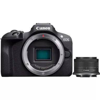 Canon USA Canon Eos R100 W/RF-S18-45MM F4.5-6.3 Is STM Lens Kit, image 4