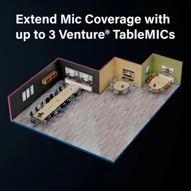 Vaddio Venture Tablemic Microphone, image 2