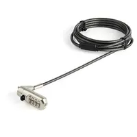 StarTech.com 6.6 ft Anti-Theft Vinyl Coated Steel Combination Cable Lock for Kensington Nano, image 3