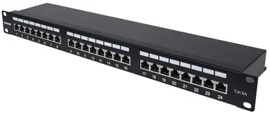 Intellinet Cat6a Shielded Patch Panel, image 4