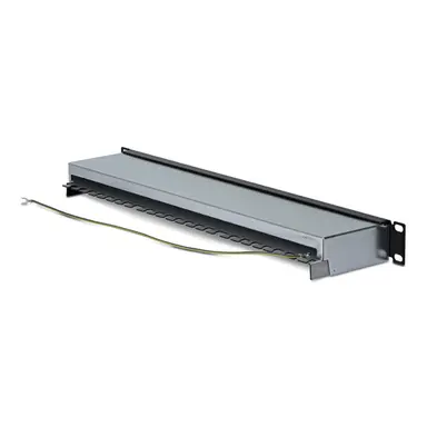 StarTech.com 24-Port 1U Shielded Cat6a Patch Panel with Metal Housing Cover and Grounding Wir, image 3