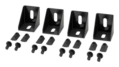 APC BY Schneider Electric Right Angle Connector X4 Black, image 4