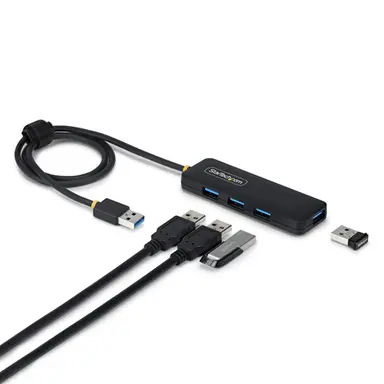 StarTech.com 4-Port USB-a Hub, 5GBPS, Bus Powered, USB-a to 4X USB-a Mini Hub, Extra Long 2 ft, image 4