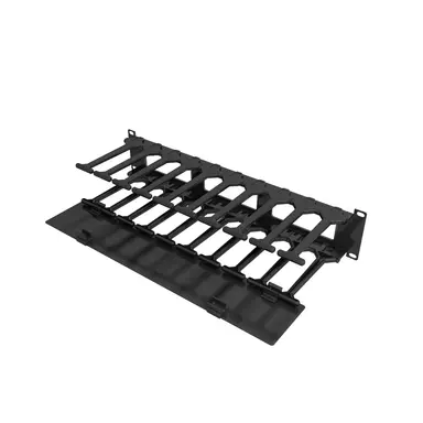 2UX6IN Horiz Cable Mgr W/Cover