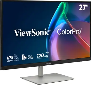 ViewSonic VP Series 27" 120Hz 2K QHD Pantone Validated 100% sRGB & Factory Calibrated Monitor with 90W USB-C, image 4