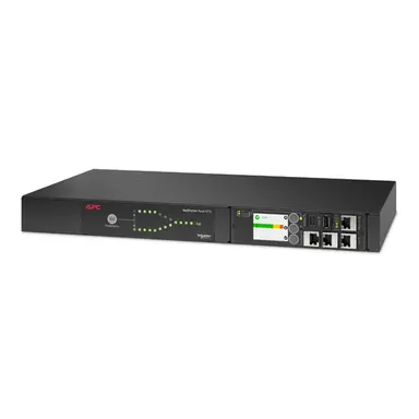 APC by Schneider Electric Rack Ats, 230V, 16A, C20 in, (8) C13 (1) C19 Out, image 4