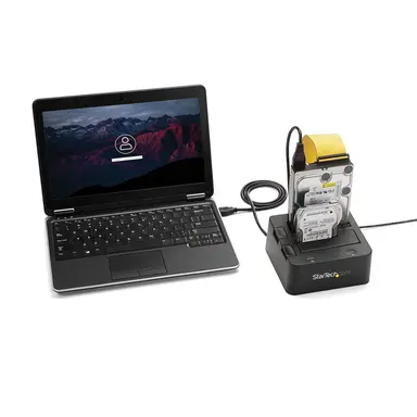 StarTech.com Dual-Bay Hard Drive Dock for 2.5/3.5 SATA and IDE Drives; SATA Iii, image 8