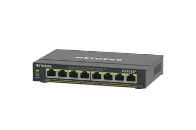 NETGEAR 8-Port Gigabit Ethernet PoE+ Smart Managed Plus Switch