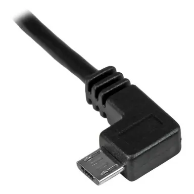 StarTech.com Charge Power-Hungry Mobile Devices with This 24AWG Micro-USB Cable - 1M Left Ang, image 6