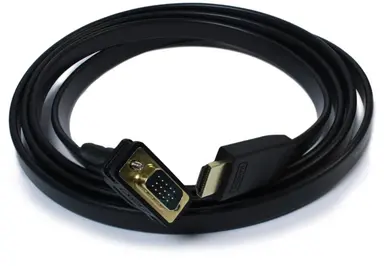 Plugable Technologies Plugable HDMI to VGA Adapter, Unidirectional Driverless 6 ft Cable HDMI Laptops