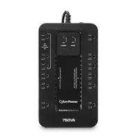 CyberPower Systems (USA) UPS - Compact - Standby - 120 Vac +- 5% - 450WATT - 750VA - 15A - 12, image 3