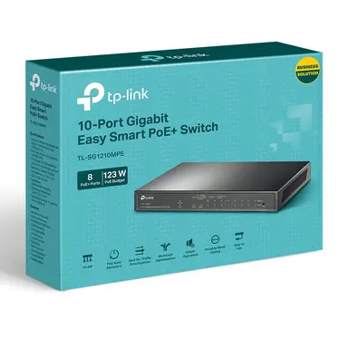 Omada Networks BY TP Link 10-PORT Gigabit Easy Smart Switch with 8-PORT POE+, image 8