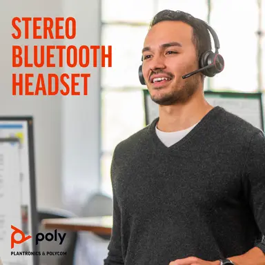 HP Sbuy Poly Voyager 4320 Microsoft Teams Certified USB-a Headset +BT700 Dongle, image 7