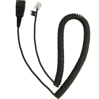 Jabra QD Cord, Coiled, Mod. Plug